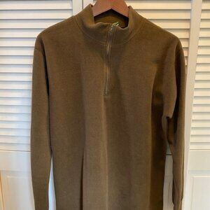 Cabela's Men’s Brown Fleece Pullover Size Large Regular